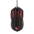 Kép 1/3 - KONIX - DRAKKAR PC Shaman Egér Vezetékes Gaming 2000DPI, Fekete-Piros