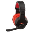 Kép 2/5 - KONIX - DRAKKAR PC Skald 2.0 Fejhallgató Vezetékes Gaming Stereo Mikrofon, Fekete-Piros