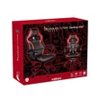 Kép 3/3 - KONIX - DRAKKAR Thor Gaming Szék Fejtámasszal + Deréktámasszal, Fekete-Piros