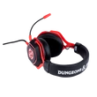 Kép 3/5 - KONIX - DUNGEONS & DRAGONS "D20" 7.1 Fejhallgató Vezetékes Gaming Stereo Mikrofon, Fekete-Piros