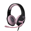 Kép 1/2 - KONIX - MYTHICS Nemesis Fejhallgató Vezetékes Gaming Stereo Mikrofon, Fekete-Rózsaszín
