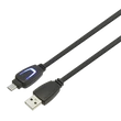 Kép 1/3 - KONIX - MYTHICS PS4 Play & Charge + Töltő kábel 3m (LED-es), Fekete