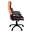 Kép 2/3 - KONIX - NARUTO "Naruto" Gaming Szék Fejtámasszal + Deréktámasszal, Fekete-Narancs