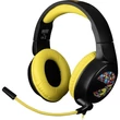Kép 2/5 - KONIX - PAC-MAN 2.0 Fejhallgató Vezetékes Gaming Stereo, Mikrofon, Fekete-Sárga