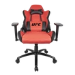 Kép 2/3 - KONIX - UFC "Elite" Gaming Szék Fejtámasszal + Deréktámasszal, Fekete-Piros