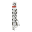 Kép 2/3 - LEGRAND Elosztósor Standard 6x2P+F, 3 m vezetékkel, fehér-szürke