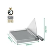 Kép 5/5 - LEITZ  Vágógép, karos, A4, 8 lap, "Precision Home A4"