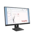 Kép 2/5 - LENOVO Monitor - ThinkVision E24-40; 23,8" FHD 1920x1080 IPS, 16:9, 4ms, 100Hz, 1300:1, 250cd/m2, HDMI, DP, VGA, Pivot