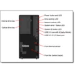 Kép 2/5 - LENOVO torony szerver - ST50 V3 (3.5"), 4C E-2414 2.6Ghz, 1x16GB, 2x 960GB RI SSD, SW RAID, XCC2: Std, 500W.