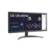 Kép 3/5 - LG IPS monitor 25.7" 26WQ500, 2560x1080, 21:9, 250cd/m2, 5ms, 2xHDMI, HDR10, FreeSync
