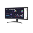 Kép 2/5 - LG IPS monitor 25.7" 26WQ500, 2560x1080, 21:9, 250cd/m2, 5ms, 2xHDMI, HDR10, FreeSync