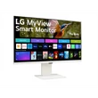 Kép 3/4 - LG Smart IPS monitor 31.5" 32SR85U-W, 3840x2160, 16:9, 400cd/m2, 5ms, 2xHDMI/2xUSB/USB-C/Bluetooth/AirPlay2, hangszóró