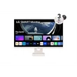 Kép 1/5 - LG Smart IPS monitor 27" 27SR50F-W, 1920x1080, 16:9, 250cd/m2, 14ms, 2xHDMI/2xUSB/Bluetooth/AirPlay, hangszóró
