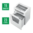 Kép 4/5 - LEITZ IQ Office papír iratmegsemmisítő, P4