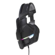 Kép 3/5 - MARWUS GH602 vezetékes gaming headset LED világítással (2 × 3.5mm audio jack + USB táp, ergonomikus)