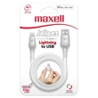 Kép 2/2 - MAXELL adatkábel, Jelleez, LIGHTNING, fehér