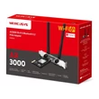 Kép 2/2 - MERCUSYS Wireless Adapter PCI-Express 5.2 Dual Band AX3000 Wifi 6 Bluetooth, MA80XE