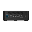 Kép 3/5 - MSI Business DT Cubi NUC 1M-072BCZ, Core 7 150U, DDR5, NVME, 2,5", AX+BT5.3, Thunderbolt4 x2, RJ45 x2, HDMI x2, Black