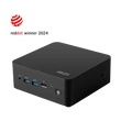 Kép 4/5 - MSI Business DT Cubi NUC 1M-072BCZ, Core 7 150U, DDR5, NVME, 2,5", AX+BT5.3, Thunderbolt4 x2, RJ45 x2, HDMI x2, Black
