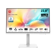 Kép 1/5 - MSI Monitor Business Modern MD2412PW 23,8" FHD, 1920x1080, IPS, 100Hz, 1000:1 CR, 300cd/m2, 1ms, HDMI,  USB-C, White