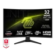Kép 1/5 - MSI Monitor GAMING MAG 325CQF Ívelt RapidVA 31,5" QHD 2560x1440, 4000:1 CR, 400nits, 1ms, 180Hz, DP, 2x HDMI, USB-C