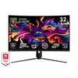 Kép 1/5 - MSI Monitor GAMING MPG 321CURX QD-OLED Ívelt 31,5" UHD 3840x2160, 1700R, 240Hz, 0,03ms, 2x HDMI, DP, USB-C