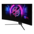 Kép 1/5 - MSI Monitor GAMING MPG 346CQRF X24 Ívelt 34" UWQHD, 3440x1440, 240Hz RapidVA 21:9, 400cd/m2, 1 ms, 2x HDMI, DP, USB-C