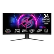 Kép 2/5 - MSI Monitor GAMING MPG 346CQRF X24 Ívelt 34" UWQHD, 3440x1440, 240Hz RapidVA 21:9, 400cd/m2, 1 ms, 2x HDMI, DP, USB-C