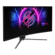 Kép 4/5 - MSI Monitor GAMING MPG 346CQRF X24 Ívelt 34" UWQHD, 3440x1440, 240Hz RapidVA 21:9, 400cd/m2, 1 ms, 2x HDMI, DP, USB-C