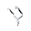 Kép 3/5 - MULTIBRACKETS 2 karos asztali konzol, M Deskmount Gas Spring Dual White (15-27", max.VESA: 100x100 mm, 9 kg)