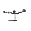 Kép 3/5 - MULTIBRACKETS Asztali állvány (3 képernyős rögzítőkar), M Deskstand Basic Triple (15-27", max.VESA: 100x100 mm, 6 kg)