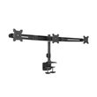 Kép 1/5 - MULTIBRACKETS Asztali konzol (3 képernyős rögzítőkar), M VESA Desktopmount Triple Desk Clamp 15-24" (max.VESA:100x100mm)