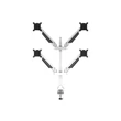 Kép 3/9 - MULTIBRACKETS 4 karos asztali konzol, M VESA Gas Lift Arm Quad White (15-32", max.VESA: 100x100 mm, 10 kg)