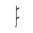 Kép 5/5 - MULTIBRACKETS Asztali konzol (2 képernyős rögzítőkar), M VESA Deskmount Officeline Dual Vertical Black (15-30")