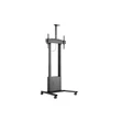 Kép 1/5 - MULTIBRACKETS Gurulós motoros padlóállvány, M Motorized Floorstand incl cabinet & camerashelf 120kg Black (42-100")