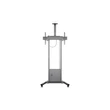 Kép 2/5 - MULTIBRACKETS Gurulós motoros padlóállvány, M Motorized Floorstand incl cabinet & camerashelf 120kg Black (42-100")