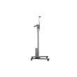 Kép 5/5 - MULTIBRACKETS Gurulós motoros padlóállvány, M Motorized Floorstand incl cabinet & camerashelf 120kg Black (42-100")