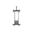 Kép 4/5 - MULTIBRACKETS Gurulós motoros padlóállvány, M Motorized Floorstand incl cabinet & camerashelf 120kg Black (42-100")