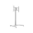 Kép 1/9 - MULTIBRACKETS Gurulós padlóállvány, M Public Display Stand 180 HD Single Silver (55-80", max.VESA: 800x500 mm, 60 kg)