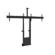 Kép 1/5 - MULTIBRACKETS Motoros 2 karos padlóállvány, M Motorized Floormount/ Wallstand Dual Screen incl cabinet & cam-shelf 120kg
