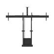 Kép 3/5 - MULTIBRACKETS Motoros 2 karos padlóállvány, M Motorized Floormount/ Wallstand Dual Screen incl cabinet & cam-shelf 120kg