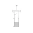 Kép 2/5 - MULTIBRACKETS Motoros állvány, M Motorized Floormount 120kg White camerashelf (32-100", max.VESA: 600x400 mm)