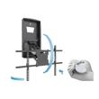 Kép 1/5 - MULTIBRACKETS Motoros fali konzol, M Motor Recess Pull Down Full Motion Flexarm 42-86" (max.VESA: 600x500 mm, 50 kg)