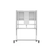 Kép 2/5 - MULTIBRACKETS Motoros, gurulós padlóállvány, M Motorized Floorstand 160 kg White SD (42-110")
