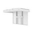 Kép 3/5 - MULTIBRACKETS Motoros mennyezeti konzol, M Motorized Ceilingmount Inverted Extensional w/lid 65-86" (max.VESA:800x800mm)