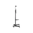 Kép 5/5 - MULTIBRACKETS Gurulós padlóállvány, M Public Floorstand Basic 150 incl shelf&camera holder (32-60", max.VESA:600x400 mm)