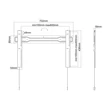 Kép 6/9 - MULTIBRACKETS Fix fali konzol, M VESA Wallmount Super Slim Fixed 600 MAX (32-100", max.VESA: 600x400 mm, 35 kg)