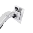 Kép 3/5 - MULTIBRACKETS Gaslift asztali rögzítő kétkaros konzol, 15-32",  fehér