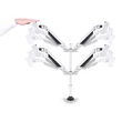 Kép 2/9 - MULTIBRACKETS 4 karos asztali konzol, M VESA Gas Lift Arm Quad White (15-32", max.VESA: 100x100 mm, 10 kg)