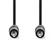 Kép 1/3 - Nedis CAGL22000BK05 audio kábel, 3.5 mm sztereo jack dugó - 3.5 mm sztereo jack dugó, 0.50 m
